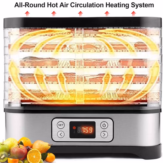 Máquina de secagem de frutas vegetais, chá de carne, desidratador de alimentos